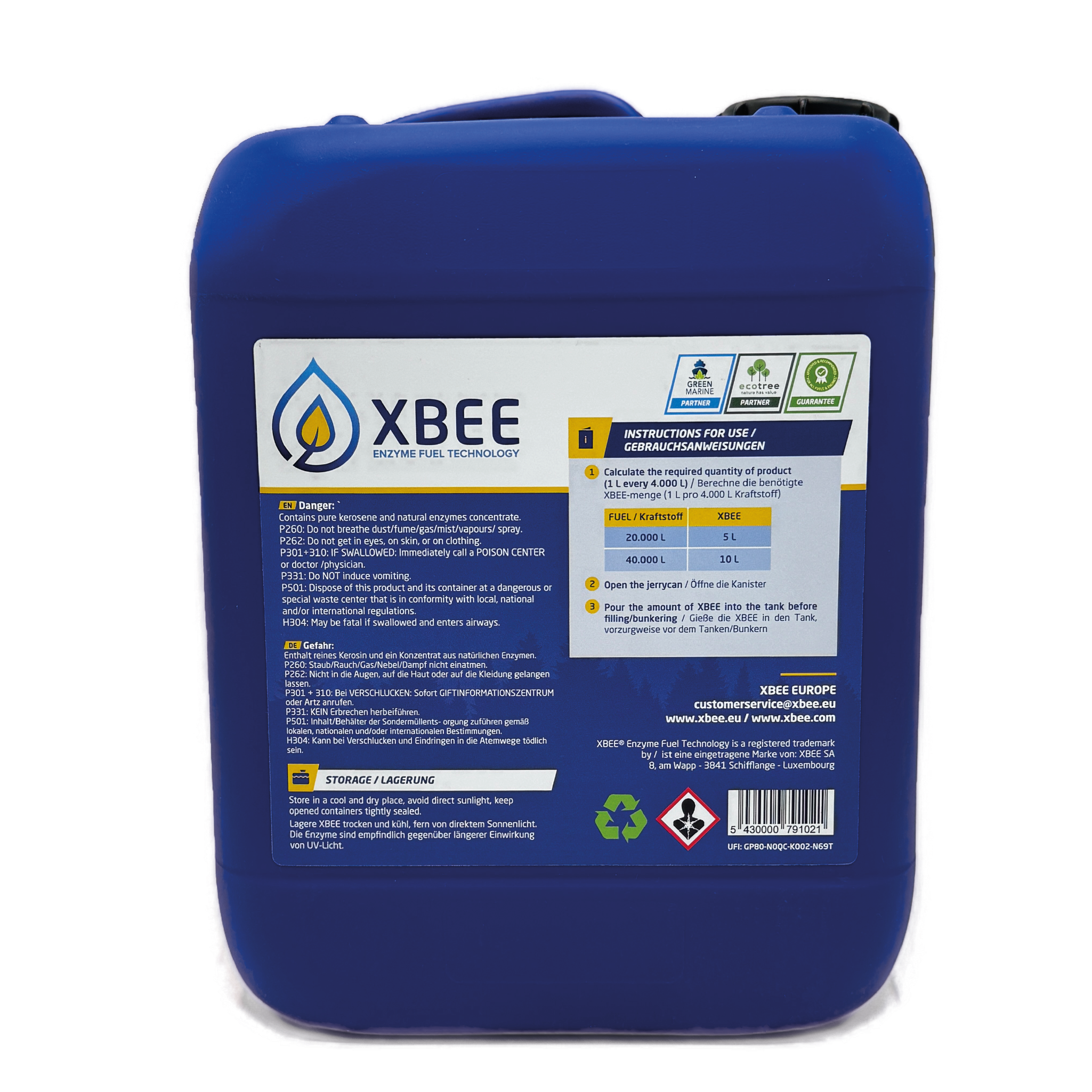 XBEE Enzyme Fuel Technology - 10L Kanister