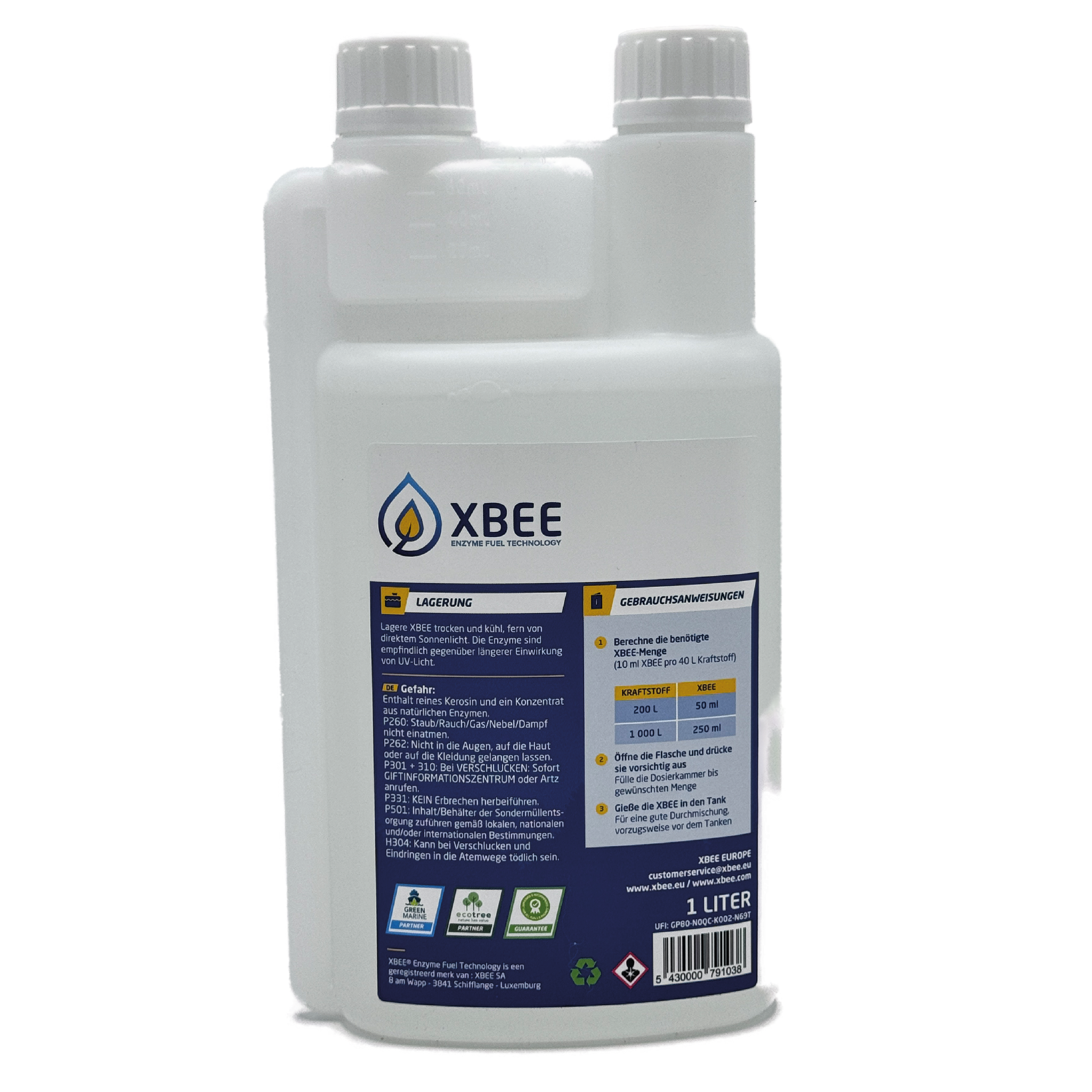 XBEE Enzyme Fuel Technology - 1L Dosierflasche