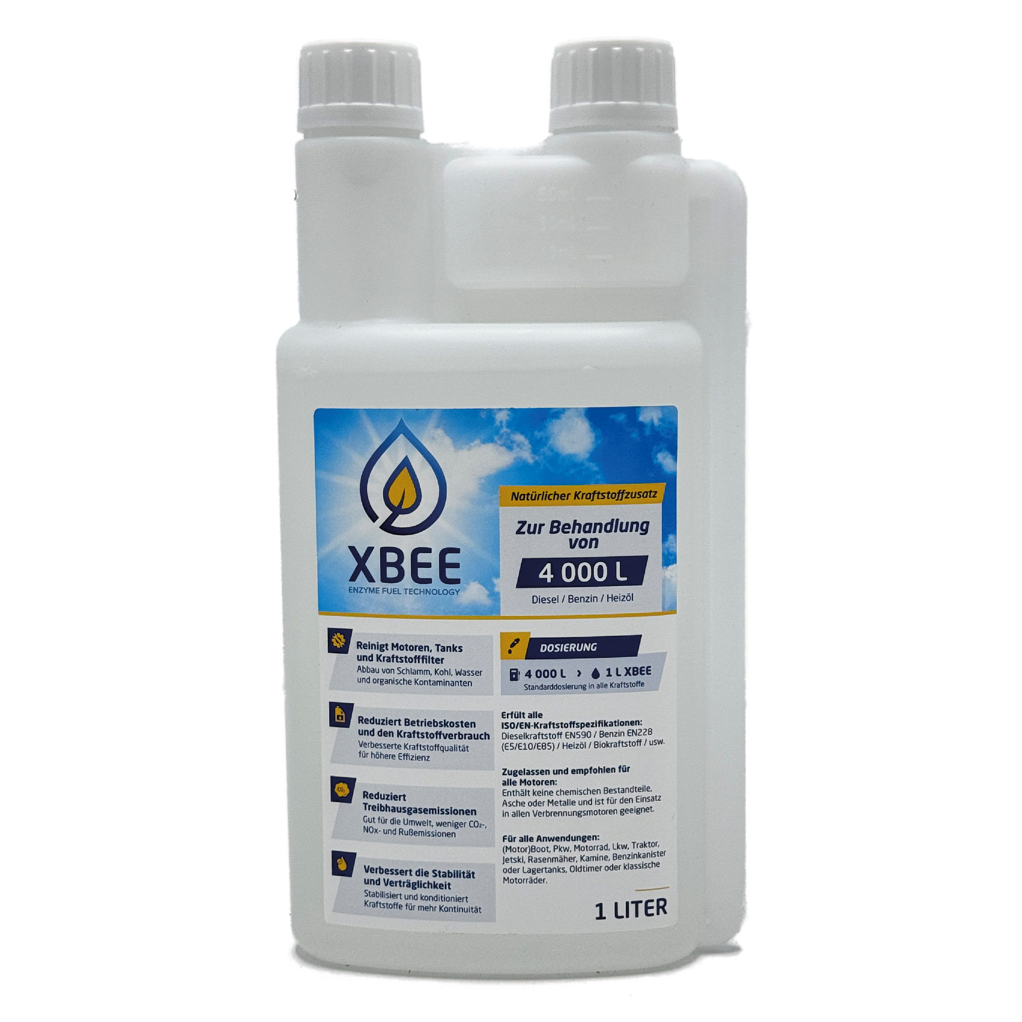 XBEE Enzyme Fuel Technology - 1L Dosierflasche