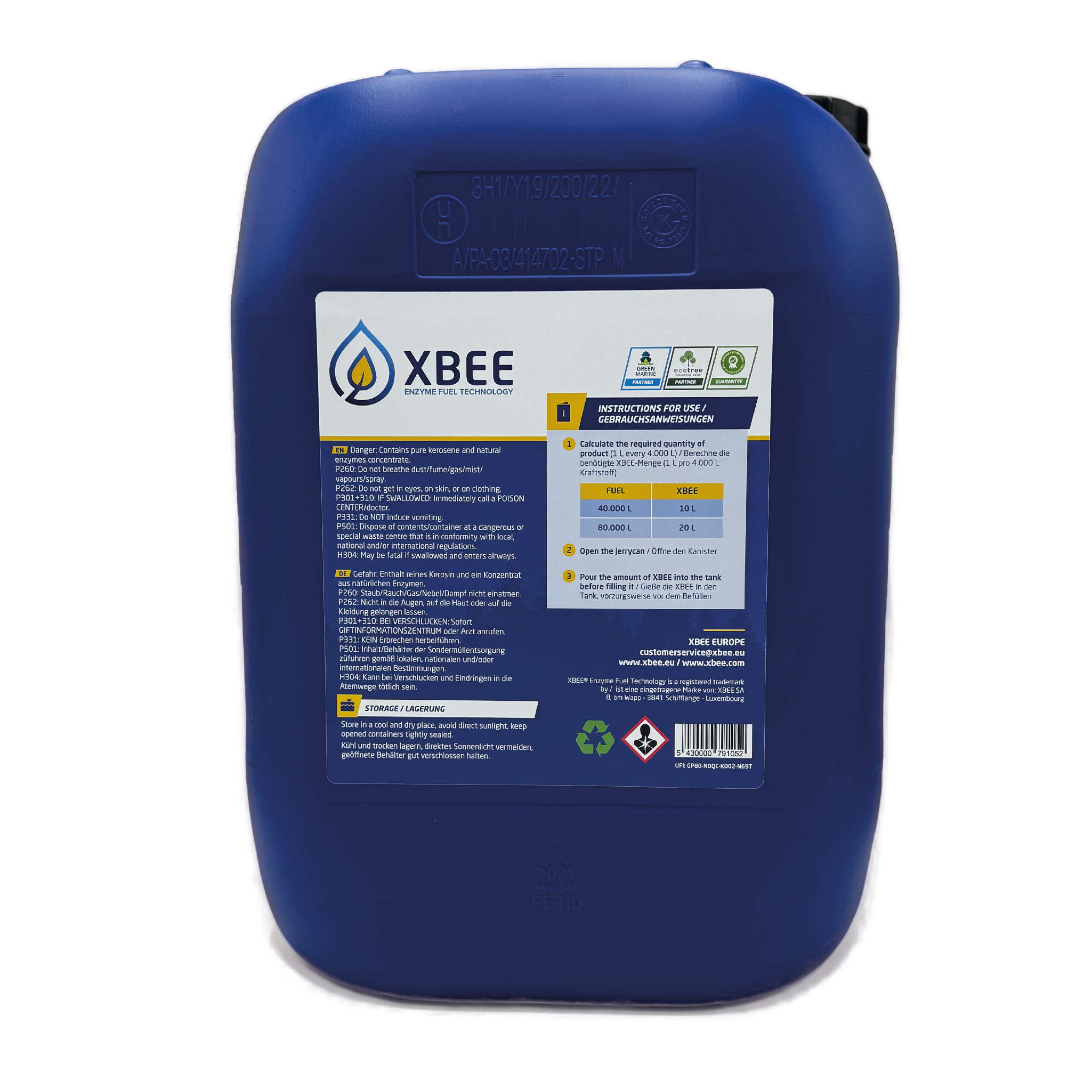 XBEE Enzyme Fuel Technology - 20L Kanister
