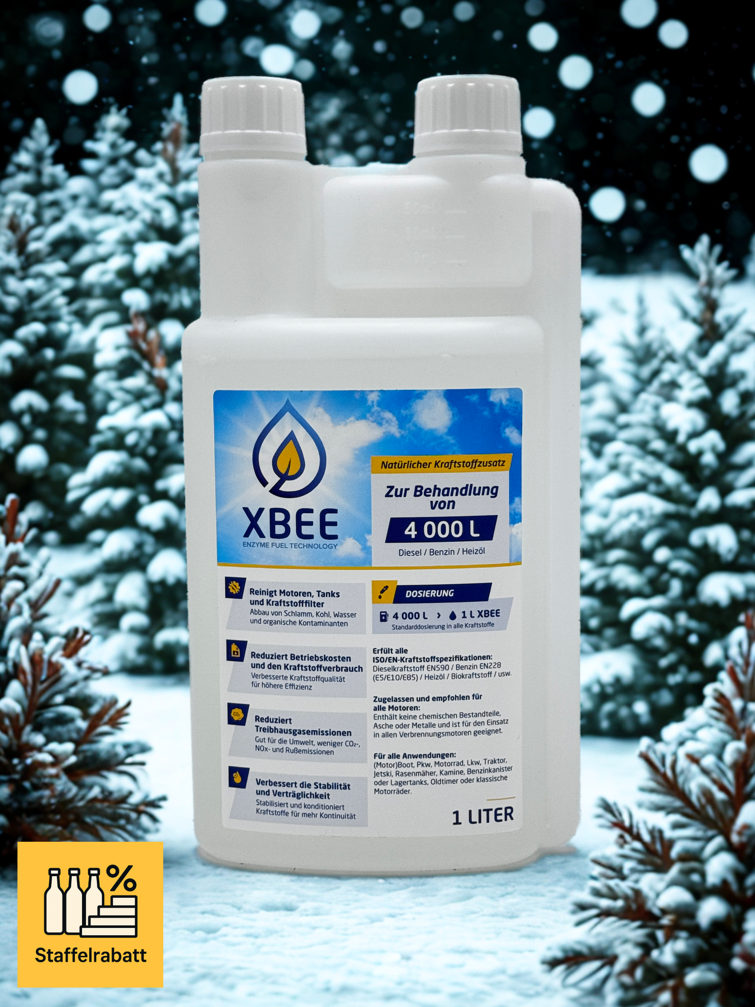 XBEE Enzyme Fuel Technology - 1L Dosierflasche